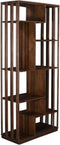 Roomdivider Sakura met open vakken - Bruin