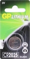 GP Lithium CR2025 - Knoopcel batterij 3V 160 mAh