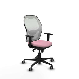 Piqueras y Crespo 1D036G0 - Bureaustoel - Verstelbare hoogte met armleuning - Roze