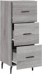 vidaXL - Dressoir - 34,5x34x90 - cm - bewerkt - hout - grijs - sonoma - eikenkleurig