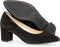 Gabor dames pump - Suède - Hakhoogte 5,5 cm - Zwart - Maat 40,5