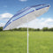 HI - Strandparasol - 200 - cm - gestreept - blauw