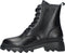 Tamaris Veterboot - Dames - Leer - Uitneembaar voetbed - Zwart - Maat 42