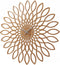 Wall clock Sunflower MDF wood finish