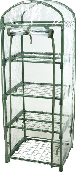 Pro Garden Broeikas / kweekkas - met doorzichtige hoes en frame - 50 x 45 x 130 cm - planten/bloemen/groente/fruit