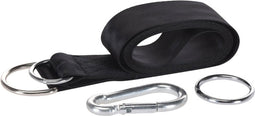 Pro Garden Ophangset voor hangmat - accessoires - 200 cm - zwart - excl. hangmat