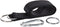 Pro Garden Ophangset voor hangmat - accessoires - 200 cm - zwart - excl. hangmat