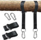 Pro Garden Ophangset voor hangmat - accessoires - 200 cm - zwart - excl. hangmat