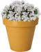 Pro Garden Plantenpot/bloempot Botanic - Tuin buiten - kunststof - okergeel - Dia 50 cm - rond