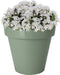 Pro Garden Plantenpot/bloempot Botanic - Tuin buiten - kunststof - groen - Dia 40 cm - rond