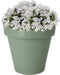 Pro Garden Plantenpot/bloempot Botanic - Tuin buiten - kunststof - groen - Dia 35 cm - rond