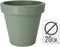 Pro Garden Plantenpot/bloempot Botanic - Tuin buiten - kunststof - groen - Dia 20 cm - rond