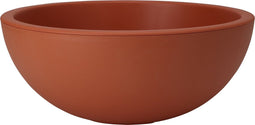 Pro Garden Plantenpot/bloempot ronde schaal - kunststof - terracotta - D40 x H16 cm - Voor buiten