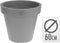 Pro Garden Plantenpot/bloempot Terras Master- dubbelwandig kunststof - grijs - D60 x H55 cm - Voor buiten