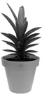 Pro Garden Plantenpot/bloempot Terras Master- dubbelwandig kunststof - grijs - D60 x H55 cm - Voor buiten