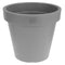 Pro Garden Plantenpot/bloempot Terras Master- dubbelwandig kunststof - grijs - D60 x H55 cm - Voor buiten