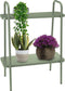 Pro Garden Plantenrek/plantentafel - groen - metaal - 50 x 26 x 66 cm - binnen en buiten
