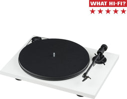 Pro-Ject Primary E Phono - Hoogwaardige Platenspeler - Ingebouwde Phono Voorversterker - Retro Vinylspeler - Wit