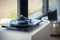 Pro-Ject T2W Rainier Streaming Platenspeler - Multiroom-technologie - WiFi streaming - Moderne Vinyl Speler - Walnoot