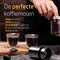 Pro Koffiemolen – Handmatig – Bonenmaler - Koffiebonen Maler – Koffiemaler stalen schijven – 6 verstelbare standen – Incl Deksel - VDN
