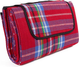 Pro+ Picknickkleed - Autoplaid 170x130 cm - Waterproof - Rood