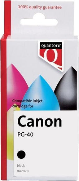 Pro Print Inkcartridge Quantore Canon PG-40 zwart