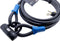Pro-tect Cobalt kabelslot 5 meter lang | ø20mm x 500cm | ART1 en VBV Keuring | Staalkabel met lussen en hangslot | Slot tuinmeubelen terras bootslot Jet Ski
