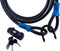 Pro-tect Cobalt kabelslot 5 meter lang | ø20mm x 500cm | ART1 en VBV Keuring | Staalkabel met lussen en hangslot | Slot tuinmeubelen terras bootslot Jet Ski
