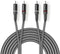 Nedis COTH24200GY50 - RCA-stereo-audiokabel - 500 cm - Grijs