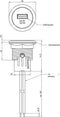 ProCar 67331501 Power USB inbouwstopcontact Stroombelasting (max.): 3 A Geschikt voor USB-A