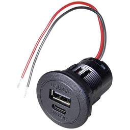 ProCar 67353551 Power USB-C/A dubbele stekkerdoos PD/QC zonder LED 1 stuk(s)