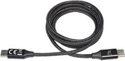 ProCar USB-laadkabel USB-C stekker 1.00 m Zwart 52009000