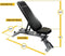 ProClubLine Adjustable Bench SFID325 - Grey frame - black upholstery