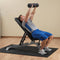 ProClubLine Adjustable Bench SFID325 - Grey frame - black upholstery