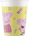 Procos Bekers Peppa Pig Junior 200 Ml 8 Cm Karton Geel 8 Stuks
