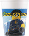 Procos Feestbekers Lego City 200 Ml Papier Blauw/geel 8 Stuks
