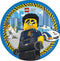 Procos Feestborden Lego City 23 Cm Karton Blauw 8 Stuks