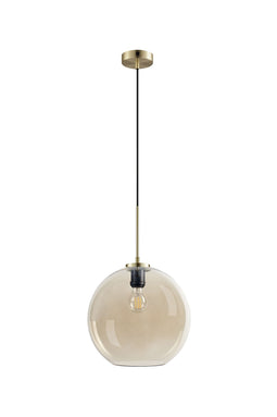 Loop pendant amber D