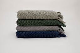 100% Cotton Tassel Towel Set - 4 pcs