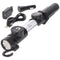 Professional work light LED flashlight with 65 LEDs including battery and charger as well as 12V ada