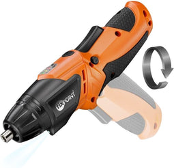 Professionele draadloze schroevendraaier met draaibaar handvat 3,6 volt met een LED-lampje inclusief accessoires