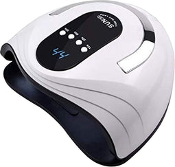 Professionele gelnagellamp - automatische werking - 120 W met 42 leds - LED-nagellampdroger 10/30 / 60s voor het uitharden van gelnagels - 4 tijdsinstellingen - draagbaar, niet schadelijk voor ogen