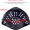 Professionele gelnagellamp - automatische werking - 120 W met 42 leds - LED-nagellampdroger 10/30 / 60s voor het uitharden van gelnagels - 4 tijdsinstellingen - draagbaar, niet schadelijk voor ogen