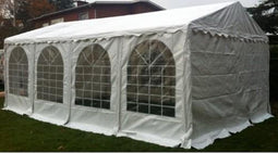 Professionele Partytent PVC 3x8x2,6 mtr in Wit