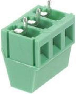 PROFESSIONELE SCHROEFKLEM, 3 POLEN, GROEN, PITCH 5mm (SCREW03PG5)