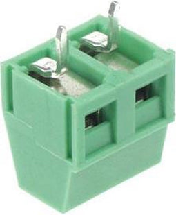 PROFESSIONELE SCHROEFKLEM, KLEMTYPE, 2-POLIG, GROEN, 5mm PITCH (SCREW02PGL5)