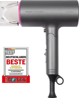 ProfiCare HT 3073 - Design haardroger, föhn - opklapbaar - 1600 watt- Pink