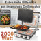 ProfiCook KG 1264 - Contactgrill - panini grill - 2000Watt