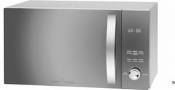 ProfiCook MWG 1176 H - 3in1 Combi Magnetron - 23 liter - zilver