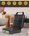 ProfiCook WA 1241 - Wafelijzer voor 4 Belgische wafels - 1200 Watt
